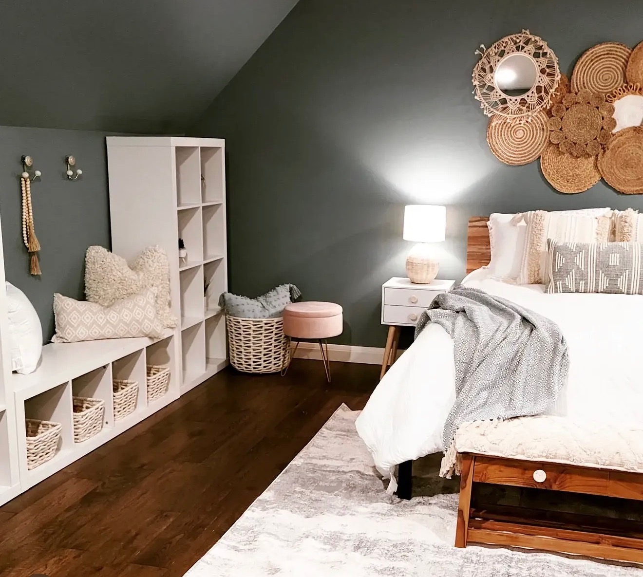 Sage Boho Bedroom