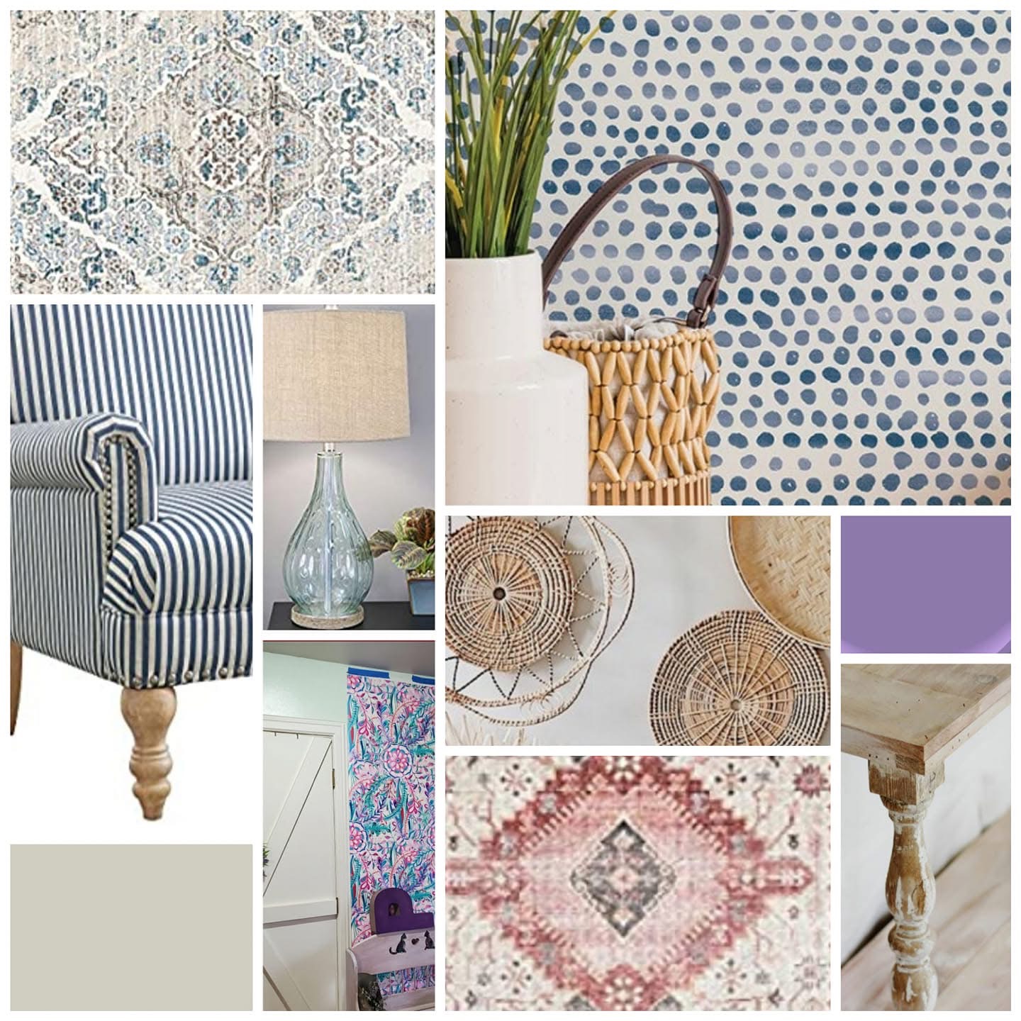 Coastal Blue Mood Board
